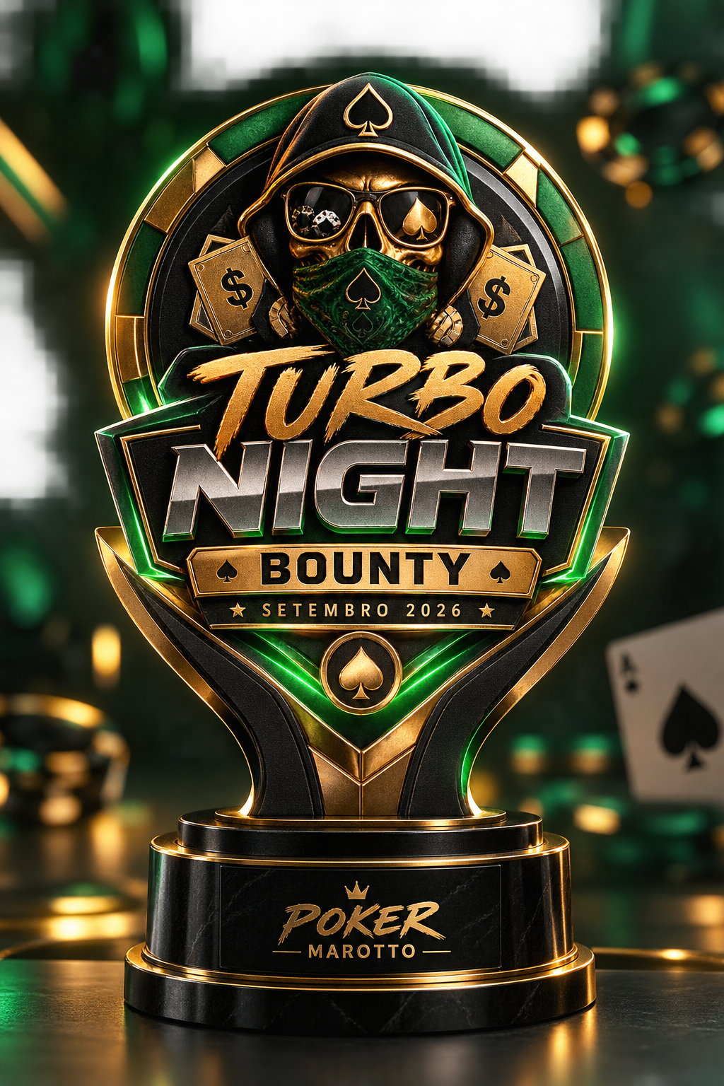 Troféu em disputa — Turbo Night Bounty SETEMBRO - DEZEMBRO